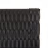 vidaXL Room Divider 6 Panels Black Poly Rattan