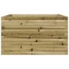 vidaXL Garden Planter Natural Wood Impregnated Solid Pine Wood Medium