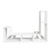 vidaXL TV Stand White MDF and Engineered Wood Modular TV Stand