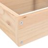 vidaXL Patio Planter 4-Tier 31.7x31.1x14.2" Solid Wood Pine