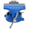 vidaXL Bench Vise Blue 5.91 " Cast Iron