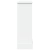 vidaXL Fireplace Surround White 35.4x11.8x35.4" Engineered Wood