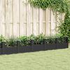 vidaXL Garden Planter Black Polypropylene Large Modular Garden Planter