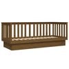 vidaXL Day Bed Honey brown Solid pine wood Twin