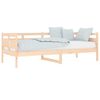 vidaXL Day Bed Natural Wood Solid Pine Wood, Plywood Twin