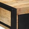 vidaXL Console Table Mango Solid rough mango wood 39.4x13.8x29.5 in