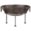 vidaXL Fire Pit 21.7x21.7x15.0" Iron