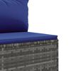 vidaXL Patio Sofa Set Set of 10 Gray