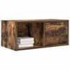 vidaXL TV Cabinet Smoked Oak Engineered Wood Small TV Cabinet