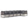 vidaXL Garden Lounge Set Anthracite