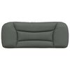 vidaXL Headboard Cushion Dark gray 100% polyester, PP fiber