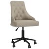 vidaXL Swivel Dining Chairs 2 pcs Light Gray Velvet