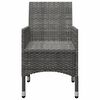 vidaXL Dining Set Gray, Dark Gray