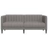 vidaXL Sofa Taupe Fabric (100% polyester), plywood, solid wood