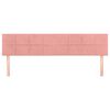 vidaXL Headboards 2 pcs Pink 35.4"x2"x30.7"/34.6" Velvet