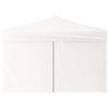 vidaXL Folding Party Tent with Sidewalls White 9.8'x9.8'