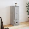 vidaXL Highboard Grey Sonoma Engineered Wood Highboard Rectangular