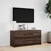 vidaXL TV Cabinet Brown Oak Engineered Wood Medium TV Cabinet