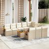 vidaXL Garden Sofa Set Beige