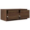 vidaXL TV Cabinet Brown Oak Engineered Wood Medium TV Cabinet