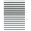 vidaXL Zebra Blind Dark Grey 100% Polyester 61.0 in wide by 90.6 in high