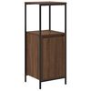 vidaXL Bathroom Furniture Set with Shelf 5 pcs Brown 76.5 x 35 x 95 cm