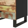 vidaXL Bedside Cabinet Multicolor Reclaimed wood, engineered wood, metal