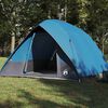 vidaXL Camping Tent with Roof Blue 125.98 x 108.27 x 74.80 in Taffeta