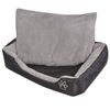 vidaXL Dog Bed Black PU-coated oxford fabric, faux fur XXL Dog Bed