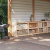 vidaXL Outdoor Kitchen Cabinet Set of 2 Natural wood