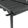 vidaXL Garden Gazebo Anthracite Aluminum Large Retractable