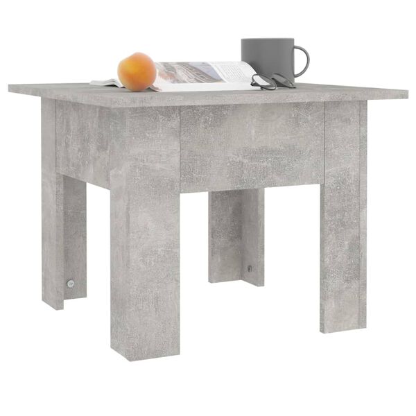 vidaXL Coffee Table Concrete Grey Engineered Wood Small Coffee Table
