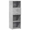 vidaXL Highboard Concrete Grey Engineered Wood Tall Modern