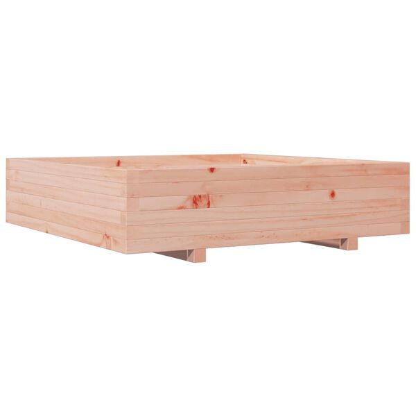 vidaXL Garden Planter Natural Wood Solid douglas wood 39.4x39.4 in