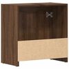 vidaXL Bathroom Cabinet Brown oak Engineered wood Medium