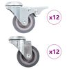 vidaXL 24 pcs Bolt Hole Swivel Casters 1.97 " (6x143430)