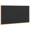 vidaXL Chalkboard with Solid Pine Wood Frame Black 39.4x21.7"