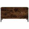 vidaXL Coffee Table Smoked Oak Engineered wood, Metal Medium
