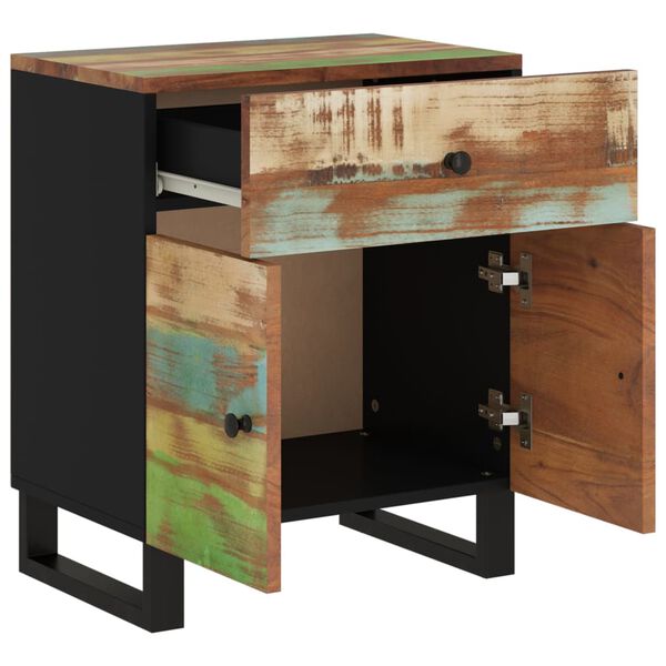 vidaXL Bedside Cabinet Mixed Color