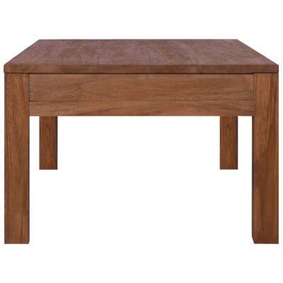 vidaXL Coffee Table 43.3"x23.6"x15.7" Solid Teak Wood