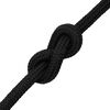 vidaXL Boat Rope Full Black 0.79 " 164.0 ' Polypropylene