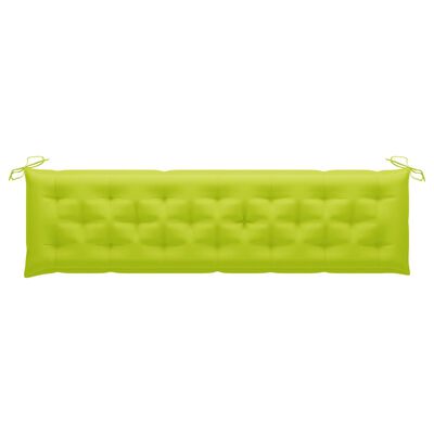 vidaXL Cushion for Swing Chair Bright Green 78.7 Fabric"