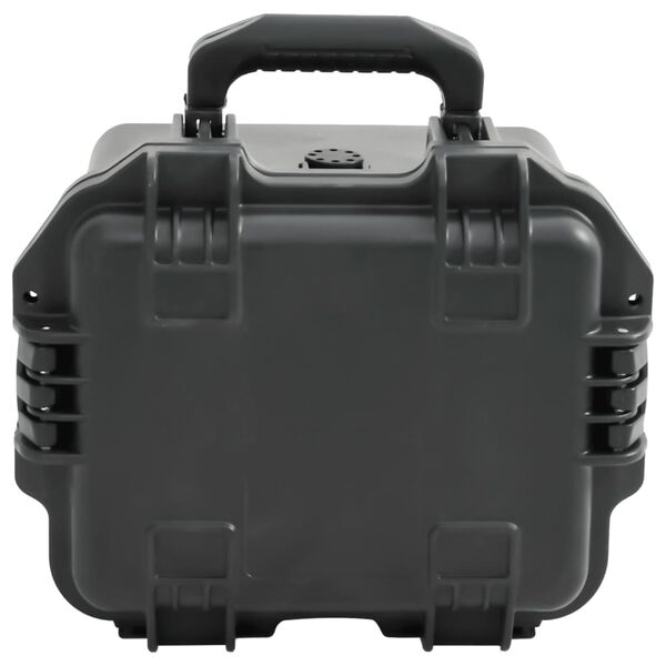 vidaXL Portable Flight Case Black 11.8"x9.6"x7.9" PP