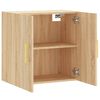 vidaXL Wall Cabinet Sonoma Oak Engineered Wood 23.6in x 12.2in x 23.6in