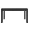 vidaXL Coffee Table Grey Solid pine wood Medium Durable Coffee Table