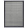 vidaXL Window Screen Anthracite Aluminum frame, Fiberglass mesh