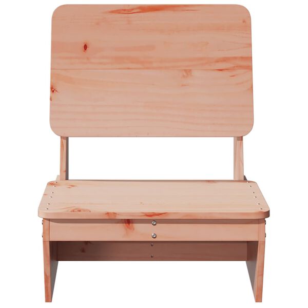 vidaXL Garden Chair Reddish-Brown Solid Douglas Fir Wood Medium Durable