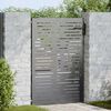 vidaXL Garden Gate 33.5x49.2" Corten Steel Square Design