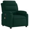 vidaXL Electric Massage Recliner Chair Dark Green