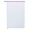 vidaXL Child Desk Pink and White Engineered Wood Medium Tiltable